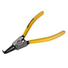 F-D-129 Bent Nose plier,  yellow handle