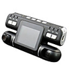 F105 1080p Night Vision / 360° monitoring / Dual Lens Car DVR 120 Degree Wide Angle CMOS 2.7 inch LCD Dash Cam with motion detection Car Recorder