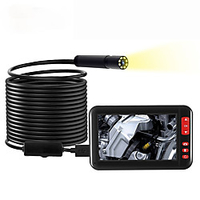 F200 Endoscope Camera HD 1080P with 4.3 Inch Screen Display 2000mAh 8 LED Light Inspection Borescope Camera miniinthebox