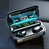 F9-5 TWS 5.0 Touch Bluetooth Earbuds HD Stereo Handsfree Wireless IPX7 Waterproof Headphones Business Gaming Headset with Led Display