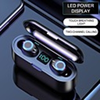 F9-8 Wireless Earbuds TWS Headphones Bluetooth5.0 Stereo with Volume Control with Charging Box Mobile Power for Smartphones Smart Touch Control for Mobile Phone