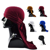 Fabric Durag Breathable highly stretchy For Street Basketball Sporty Chic Modern claret Blue White 1 Piece / Men