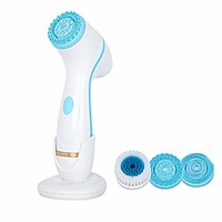 face cleansing brush sonic face spin brush set spa system nu skin for deep cleaning remove blackhead machine, blue miniinthebox