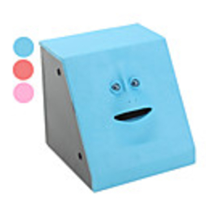 Face Pattern Coin Bank (Assorted Colors)