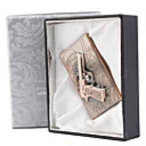 Faces of War Pattern Ignition Switch Style Windproof Lighter Copper