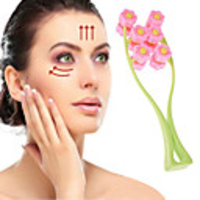Facial Massager Roller Portable Flower Shape Anti Wrinkle Face-Lift Slimming Face Relaxation Beauty Tools