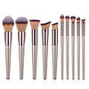 Factory direct sale 10 makeup brushes champagne gold small grapes makeup brushes eye shadow brushes beauty tools