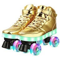 factory direct sales network celebrity douyin double-row roller skates four-wheel roller skating old-fashioned roller heelys skating one drop shipping miniinthebox
