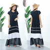 factory direct sales plus size dress summer new style modal loose round neck long skirt personalized design skirt miniinthebox