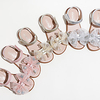 factory direct supply 2021 summer new sandals bow soft sole girls shoes wholesale microfiber velcro children