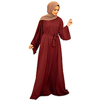 factory direct supply iduoduo new middle east malay dress robe simple basic solid color plus size dress 20363 miniinthebox