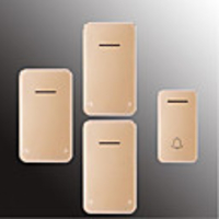 Factory OEM Wireless One to Three Doorbell Music / Ding dong Non-visual doorbell Surface Mounted