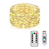 Fairy Lights Plug in 8 Modes 10M 100 LED USB String Lights with Adapter Remote Timer Waterproof Decorative Lights for Bedroom Patio Christmas Wedding Party Dorm Indoor Outdoor miniinthebox