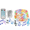 Fairy String Lights 20M 200LEDs Battery Operated Waterproof Starry Lights With Remote Control 4 Music Modes 8 Lighting Modes Twinkle Lights for DIY Bedroom Wedding Party Dinner Festival