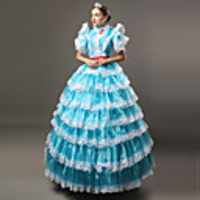 Fairytale Victorian Renaissance 18th Century Vacation Dress Dress Outfits Party Costume Masquerade Women