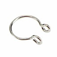 fake nose ring faux piercing jewelry fake nose ring hoop for faux lip septum nose ring(steel color)