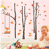 Fall Wall Stickers Plane Decorative Wall Stickers,  PVC Home Decoration Wall Decal Wall Decoration 1pc