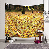 Fallen Leaves Wall Tapestry Art Decor Blanket Curtain Hanging Home Bedroom Living Room Decoration Polyester miniinthebox