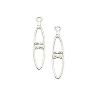 fallyn linear earrings for women,  fashion jewelry,  rhodium-plated