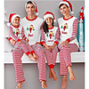 Family Look Animal Letter Print Long Sleeve Regular Regular Clothing Set Red