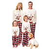 Family Look Animal Print Long Sleeve Regular Regular Clothing Set White