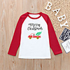 Family Look Basic Letter Print Long Sleeve Regular Regular Blouse White