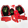Family Look Dinosaur Animal Letter Print Long Sleeve Regular Regular Clothing Set White