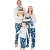 Family Look Graphic Animal Print Long Sleeve Regular Regular Clothing Set Blue
