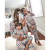 Family Look Graphic Animal Print Long Sleeve Regular Regular Clothing Set Rainbow
