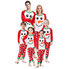Family Look Graphic Print Long Sleeve Regular Regular Clothing Set Red