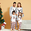 Family Look Graphic Print Long Sleeve Regular Regular Clothing Set White