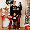 Family Look Letter Print Long Sleeve Regular Regular Clothing Set Black
