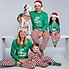 Family Look Letter Print Long Sleeve Regular Regular Clothing Set Green