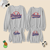 Family Look Tops Letter Daily Print Gray Long Sleeve Daily Matching Outfits / Fall / Winter / Cute miniinthebox
