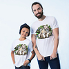 Family Look White Summer Active Print Tiger Graphic Animal Short Sleeve Tee / Kids miniinthebox