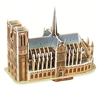 Famous buildings 3D Puzzle Wooden Puzzle Paper Model Model Building Kit Wooden Model Paper Kid