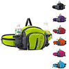 Fanny Pack Hiking Waist Bag 0-20 L for Marathon Fishing Running Camping Sports Bag Waterproof Lightweight Wearable with Water Bottle Holder Multiple Pockets Nylon Men