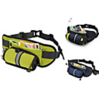 Fanny Pack Hiking Waist Bag Running Pack for Fitness Running Camping Cycling Sports Bag Waterproof Lightweight Wearable with Water Bottle Holder Adjustable Buckle Multiple Pockets Nylon Men