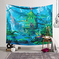 Fantasy House Fairy Wall Tapestry Art Decor Blanket Curtain Hanging Home Bedroom Living Room Decoration Polyester miniinthebox