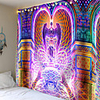 Fantasy series had wings design tapestries hang cloth decorative cloth cloth in the background. 100% polyester fiber material