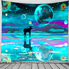 Fantasy Universe Wall Tapestry Art Decor Blanket Curtain Hanging Home Bedroom Living Room Decoration Modern Wall Art miniinthebox