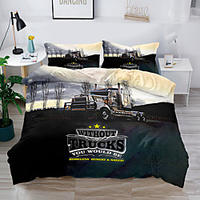 Farm tractor For Kids Teens Adults Duvet Cover Set 2/3 Piece Bedding Set with 1 or 2 Pillowcase(Single Twin only 1pcs) miniinthebox