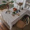 Farmhouse Style Pastoral Tablecloth Cotton Linen Fabric Table Cloth, Washable Table Cover Dust-Proof Wrinkle Resistant for Restaurant,  Picnic,  Indoor and Outdoor Dining miniinthebox