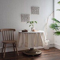 Farmhouse Style Pastoral Tablecloth Cotton Linen Fabric Table Cloth, Washable Table Cover Dust-Proof Wrinkle Resistant for Restaurant,  Picnic,  Indoor and Outdoor Dining miniinthebox