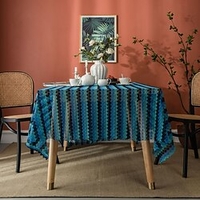 Farmhouse Style Pastoral Tablecloth Cotton Linen Fabric Table Cloth, Washable Table Cover Dust-Proof Wrinkle Resistant for Restaurant,  Picnic,  Indoor and Outdoor Dining miniinthebox
