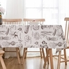 Farmhouse Style Pastoral Tablecloth Cotton Linen Fabric Table Cloth, Washable Table Cover Dust-Proof Wrinkle Resistant for Restaurant,  Picnic,  Indoor and Outdoor Dining miniinthebox