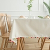 Farmhouse Style Tablecloth Cotton Linen Rectangle Table Cloths for Kitchen Dining,  Party,  Holiday,  Christmas,  Buffet miniinthebox
