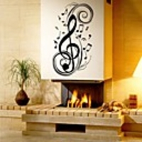 Fashion / Shapes / Music Wall Stickers Plane Wall Stickers Decorative Wall Stickers,  Vinyl Home Decoration Wall Decal Wall Decoration / Removable