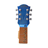 Fashion Air Guitar Pro Acoustic Electric Portable Music Toy (Blue)