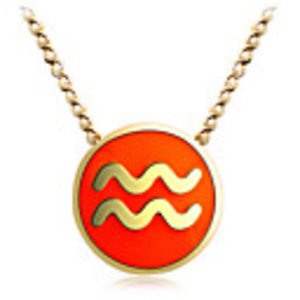 Fashion Aquarius Pendant Necklace